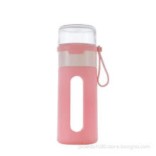 New tea separator cup Macarons glass Simple and modern Easy to carry Wrapping tea cup Glass water cup